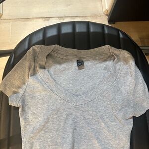 SHEIN crop Top in Gray